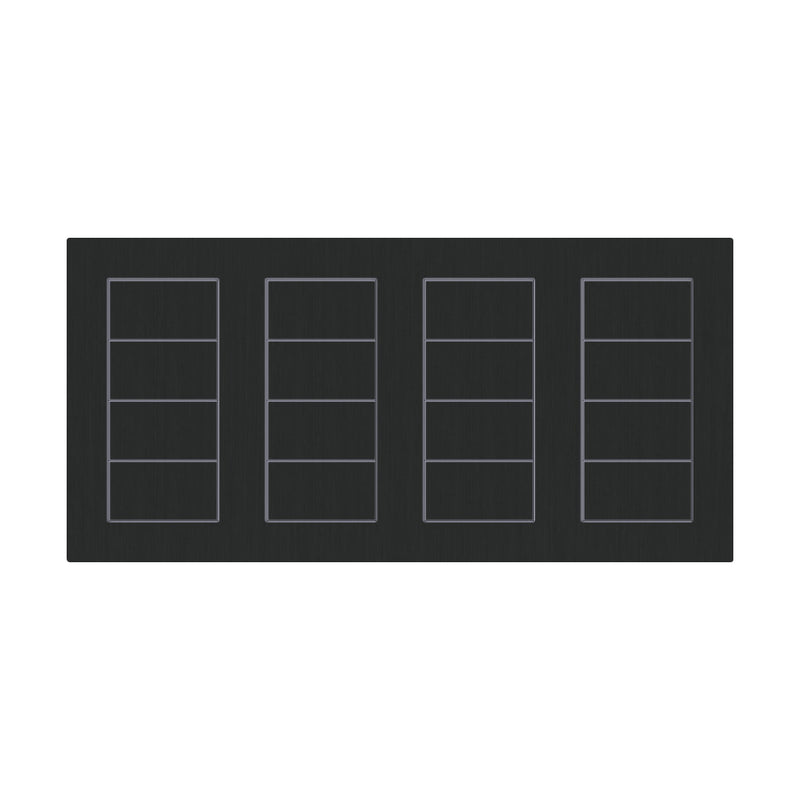 Lutron Square Palladiom Lighting & Shading Keypad (4-Column)