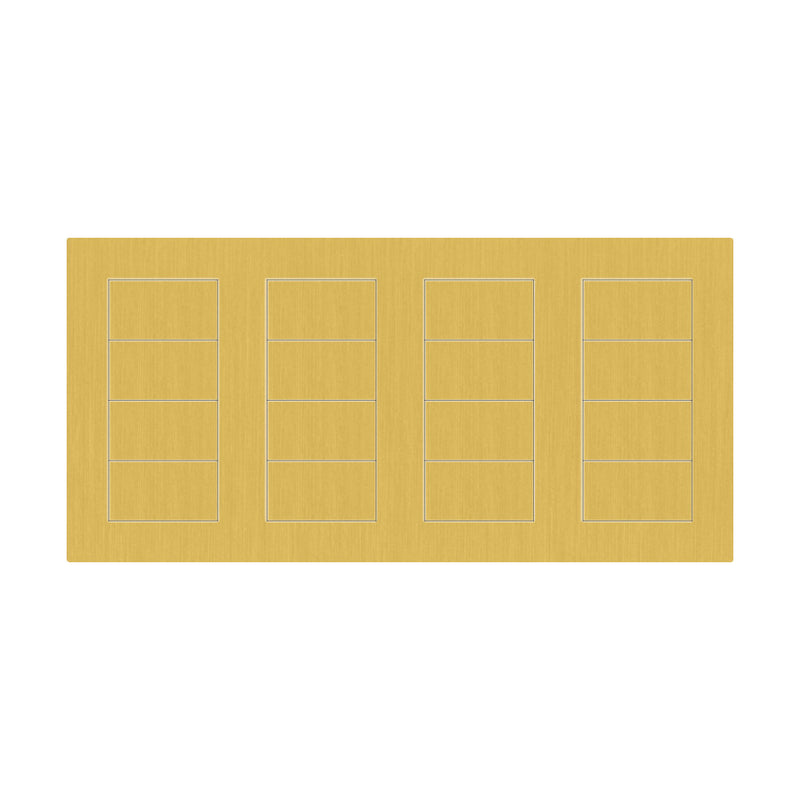 Lutron Square Palladiom Lighting & Shading Keypad (4-Column)