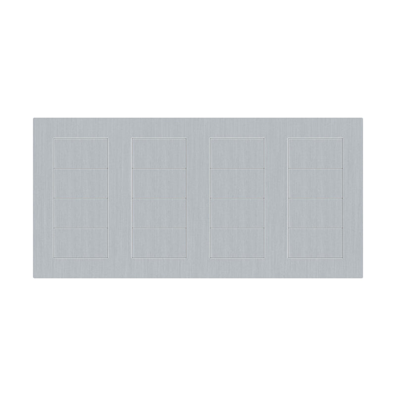 Lutron Square Palladiom Lighting & Shading Keypad (4-Column)