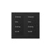 Lutron Square Palladiom Lighting & Shading Keypad (2-Column, 4-Button)