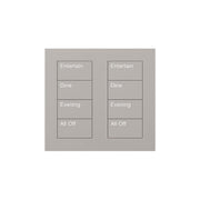 Lutron Square Palladiom Lighting & Shading Keypad (2-Column, 4-Button)