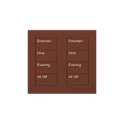 Lutron Square Palladiom Lighting & Shading Keypad (2-Column, 4-Button)