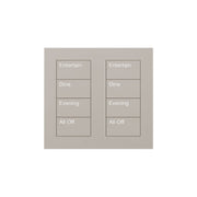 Lutron Square Palladiom Lighting & Shading Keypad (2-Column, 4-Button)