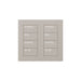 Lutron Square Palladiom Lighting & Shading Keypad (2-Column, 4-Button)