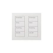 Lutron Square Palladiom Lighting & Shading Keypad (2-Column, 4-Button)