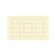 Lutron Square Palladiom Lighting & Shading Keypad (3-Column, 4-Button)