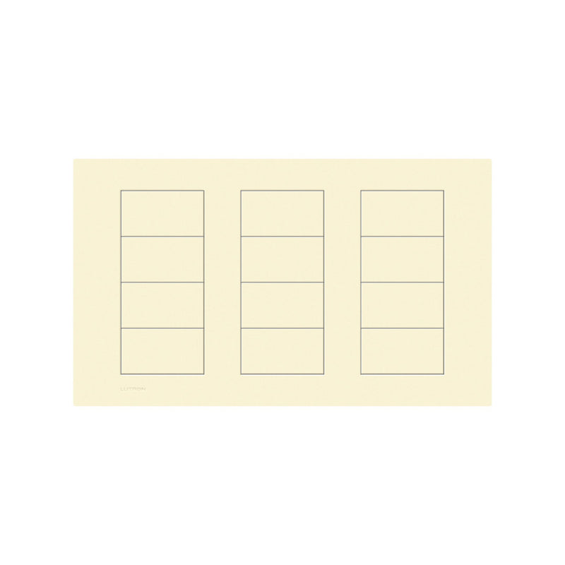 Lutron Square Palladiom Lighting & Shading Keypad (3-Column, 4-Button)