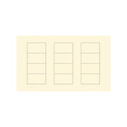 Lutron Square Palladiom Lighting & Shading Keypad (3-Column, 4-Button)
