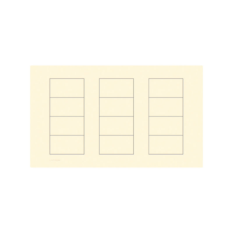 Lutron Square Palladiom Lighting & Shading Keypad (3-Column, 4-Button)