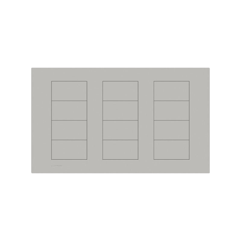 Lutron Square Palladiom Lighting & Shading Keypad (3-Column, 4-Button)