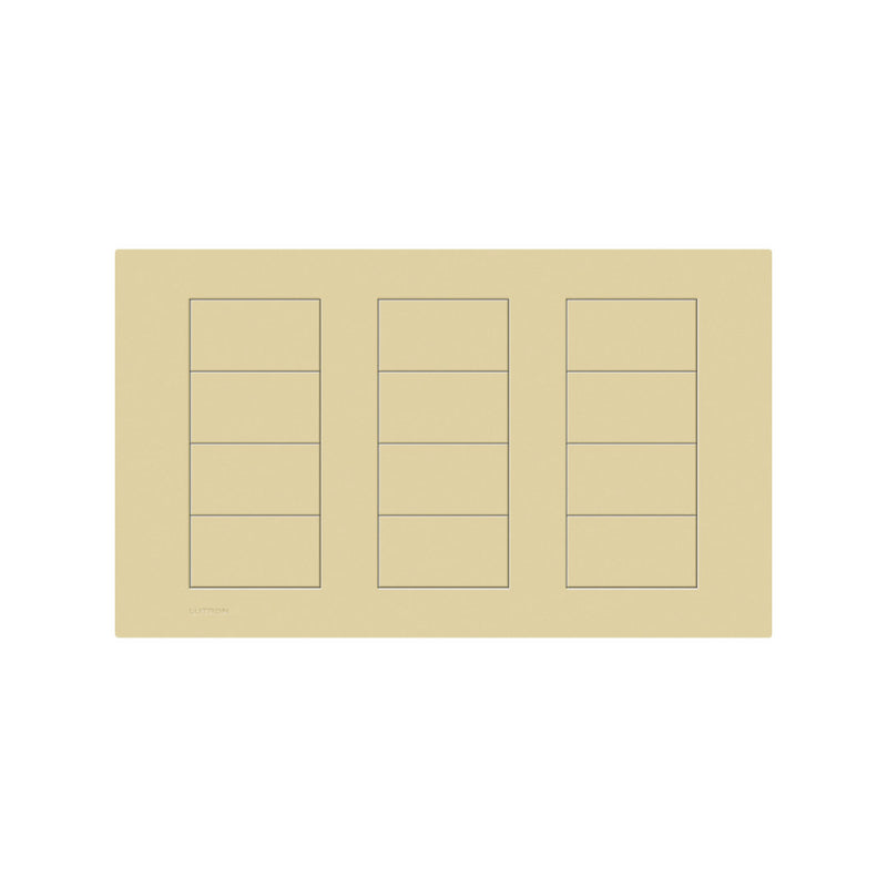 Lutron Square Palladiom Lighting & Shading Keypad (3-Column, 4-Button)