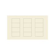 Lutron Square Palladiom Lighting & Shading Keypad (3-Column, 4-Button)