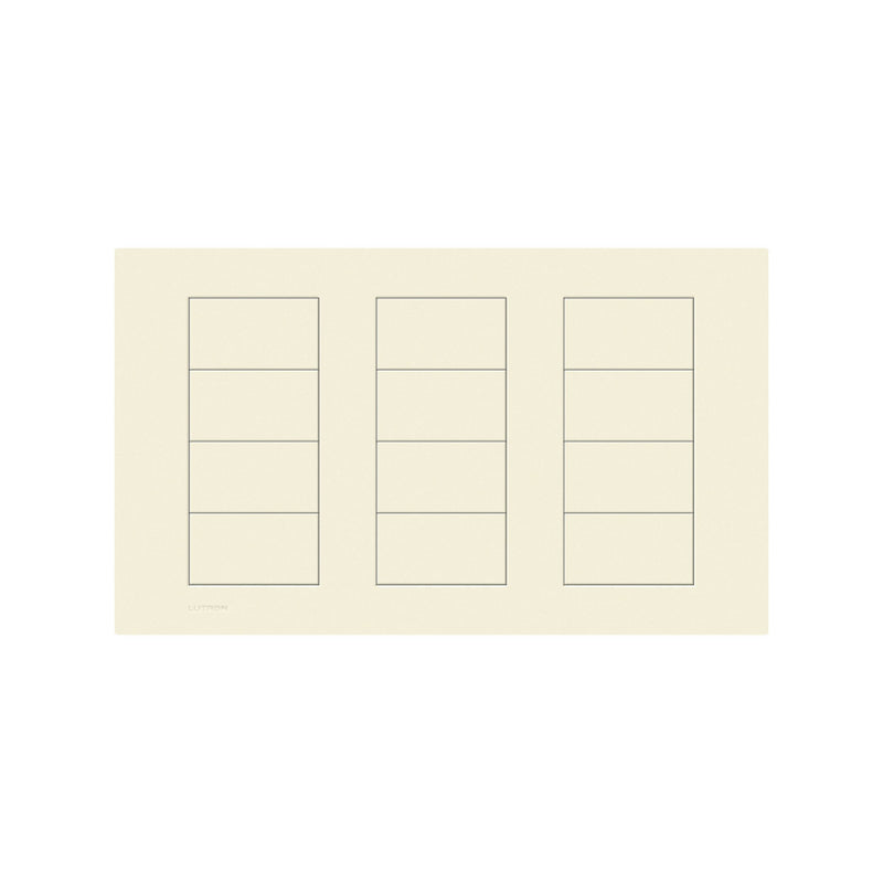 Lutron Square Palladiom Lighting & Shading Keypad (3-Column, 4-Button)