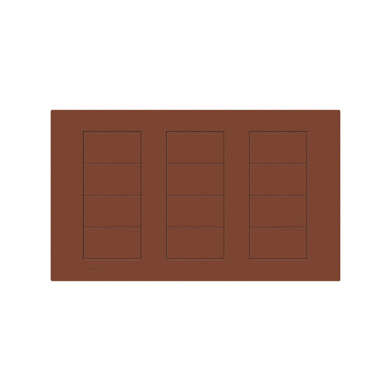 Lutron Square Palladiom Lighting & Shading Keypad (3-Column, 4-Button)