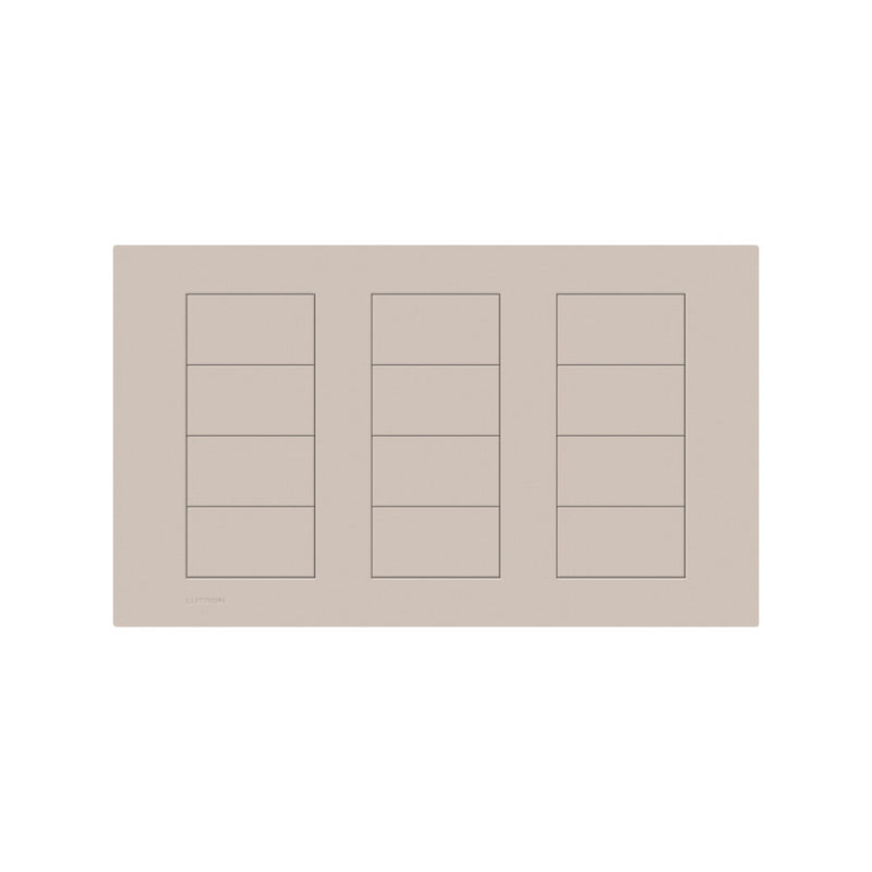 Lutron Square Palladiom Lighting & Shading Keypad (3-Column, 4-Button)