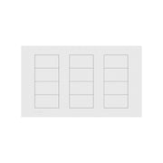 Lutron Square Palladiom Lighting & Shading Keypad (3-Column, 4-Button)