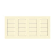 Lutron Square Palladiom Lighting & Shading Keypad (4-Column)