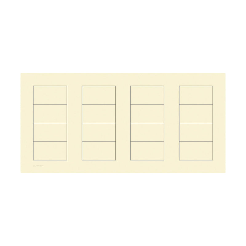 Lutron Square Palladiom Lighting & Shading Keypad (4-Column)