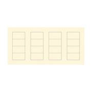 Lutron Square Palladiom Lighting & Shading Keypad (4-Column)