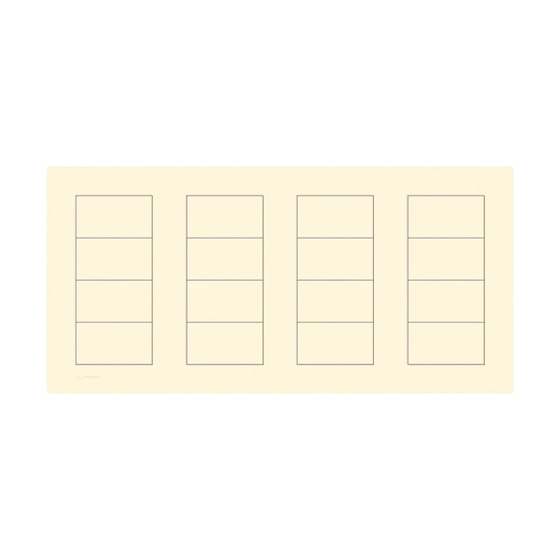 Lutron Square Palladiom Lighting & Shading Keypad (4-Column)