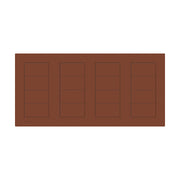 Lutron Square Palladiom Lighting & Shading Keypad (4-Column)
