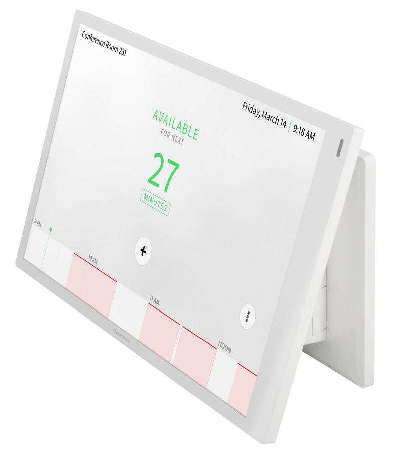 Crestron TSW-770/1070-MSMK-ANG angled mount kit with TSW touch screen, white