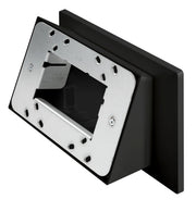 Crestron TSW-770/1070-MSMK-ANG angled mount kit, black, front angle