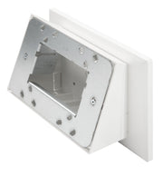 Crestron TSW-770/1070-MSMK-ANG angled mount kit, white, front angle